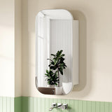 Mount Schank 450mm Arch Mirror Cabinet, White