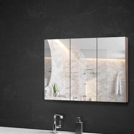 Nora Creina 900mm Mirror Cabinet, Oak