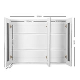 Frances 1200mm Mirror Cabinet, White