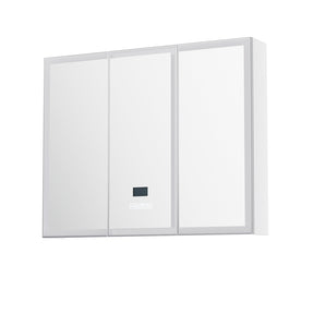 Southend LED Bathroom Mirror Cabinet, White image 1
