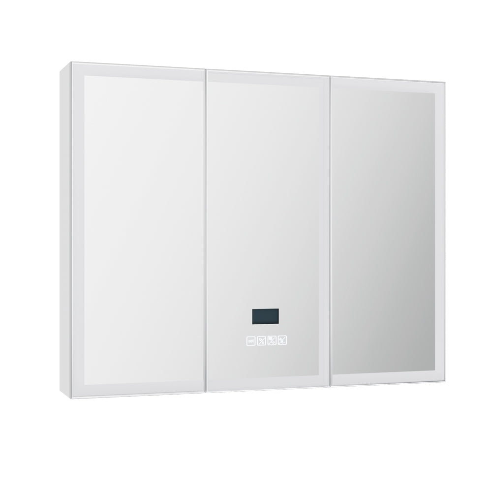 Southend LED Bathroom Mirror Cabinet, White image 4