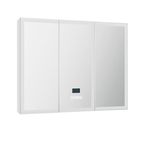 Southend LED Bathroom Mirror Cabinet, White image 4