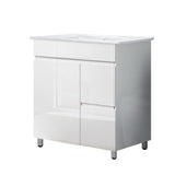 Kingston SE 765mm Freestanding Bathroom Vanity Unit with Basin, White