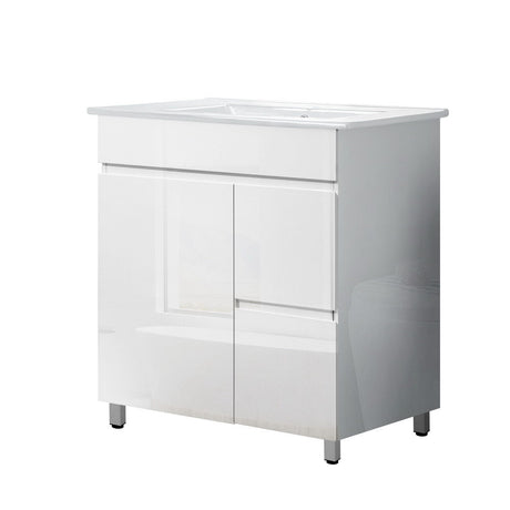 Kingston SE 765mm Freestanding Bathroom Vanity Unit with Basin, White