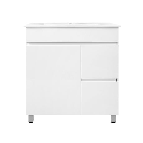 Kingston SE 765mm Freestanding Bathroom Vanity Unit with Basin, White