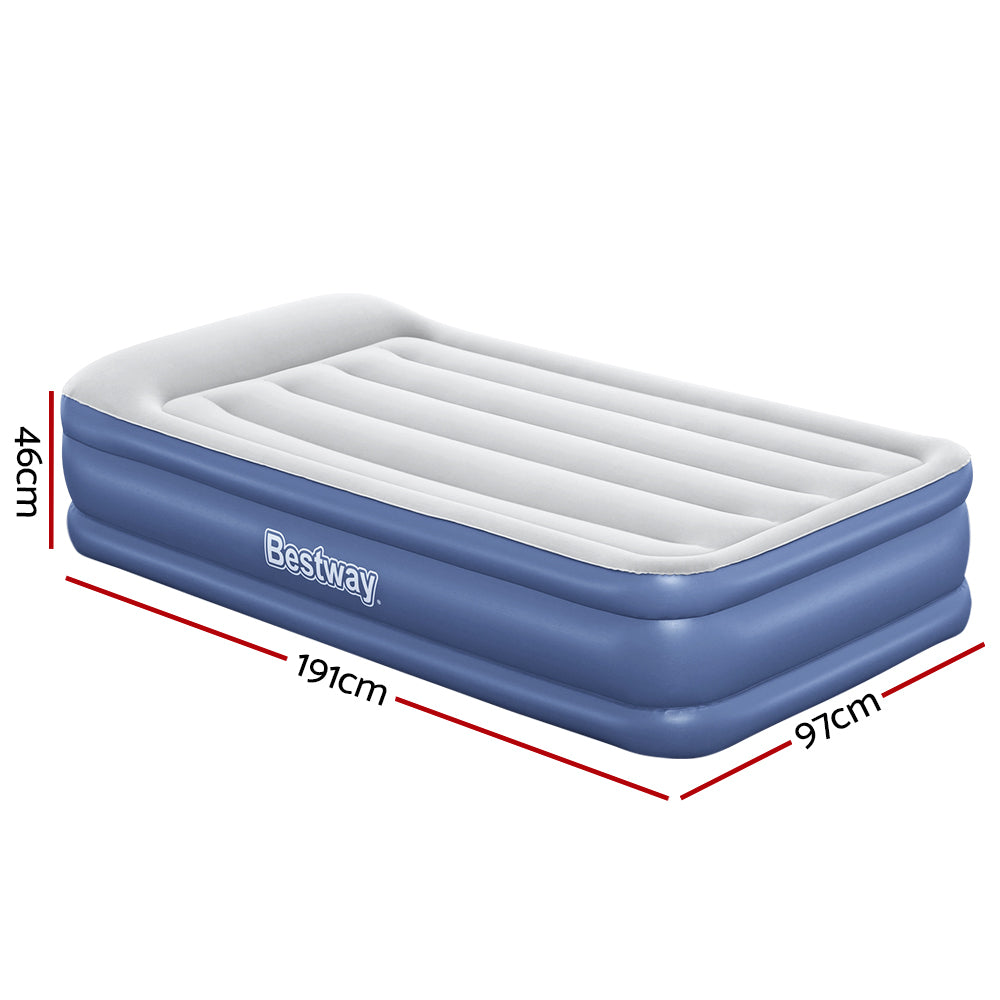 Balfour Air Mattress Single, 46cm with Built In Pump