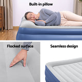 Abraham Air Mattress King, 56cm Inflatable Bed Blue