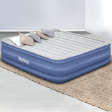 Abraham Air Mattress King, 56cm Inflatable Bed Blue