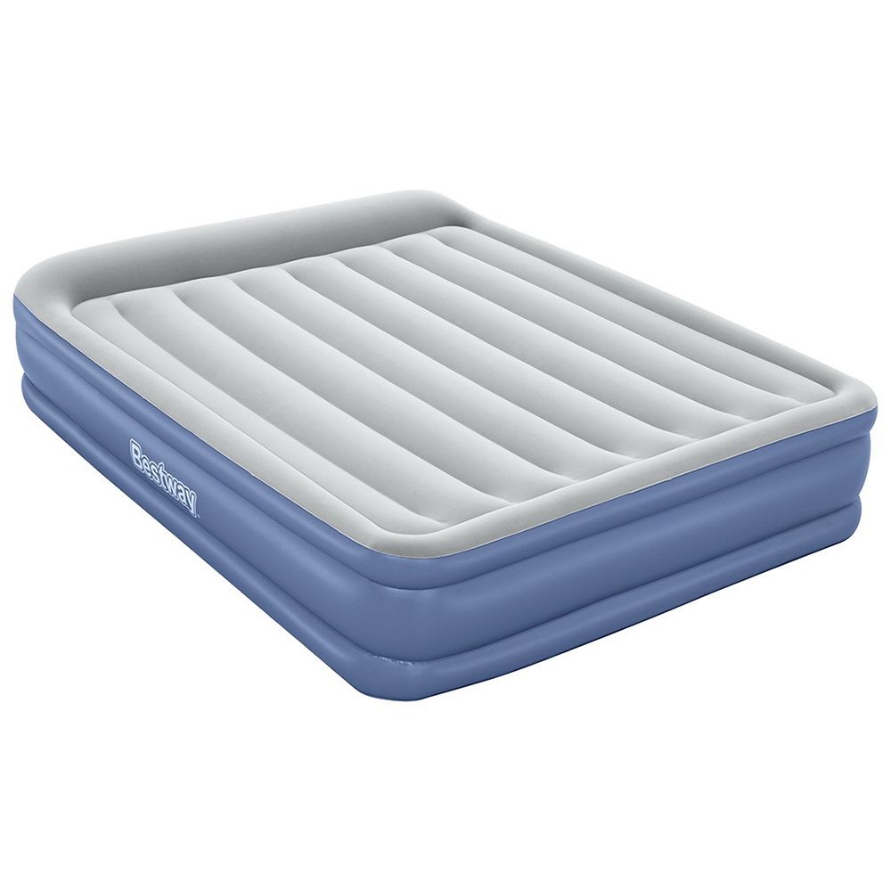 Abraham Air Mattress Queen, 46cm Inflatable Bed Blue