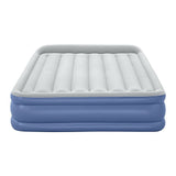 Abraham Air Mattress Queen, 46cm Inflatable Bed Blue