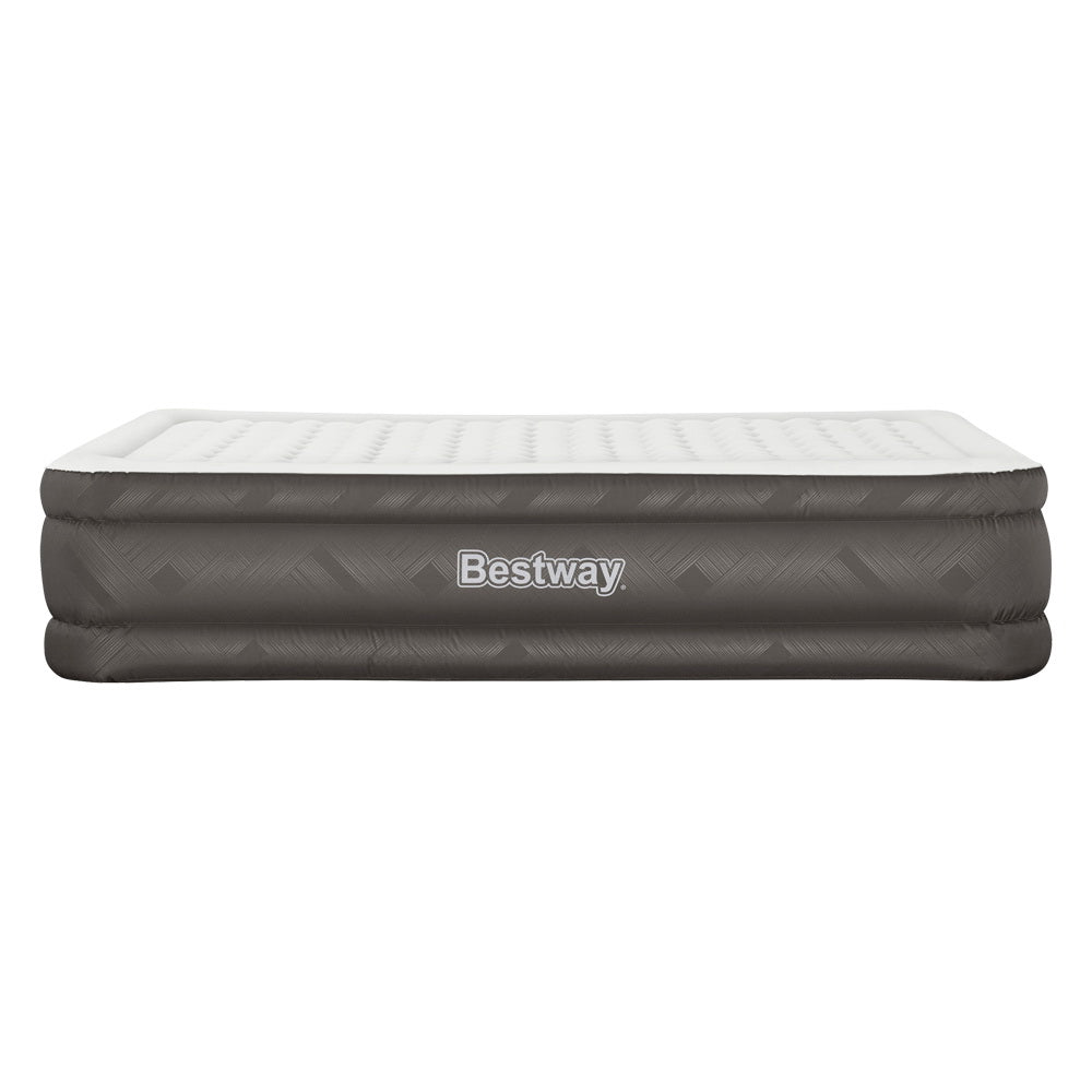 Abraham Air Mattress Queen, 46cm Inflatable Bed Grey