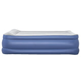 Abraham Air Bed Queen, 56cm Inflatable Mattress Navy with Built In Pump
