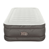 Abraham Air Mattress Single, 46cm Inflatable Bed Grey
