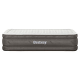 Abraham Air Mattress Single, 46cm Inflatable Bed Grey