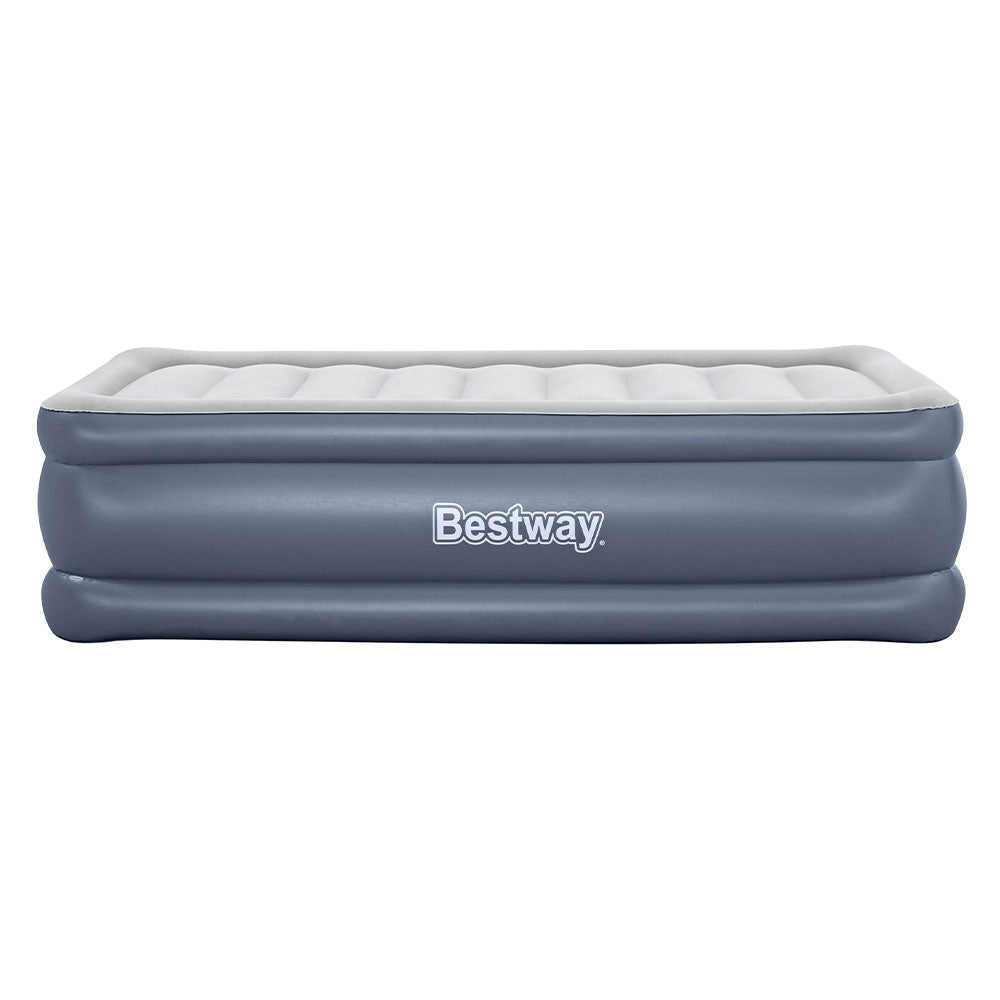 Abraham Air Mattress Single, 51cm Inflatable Bed with Built In Pump