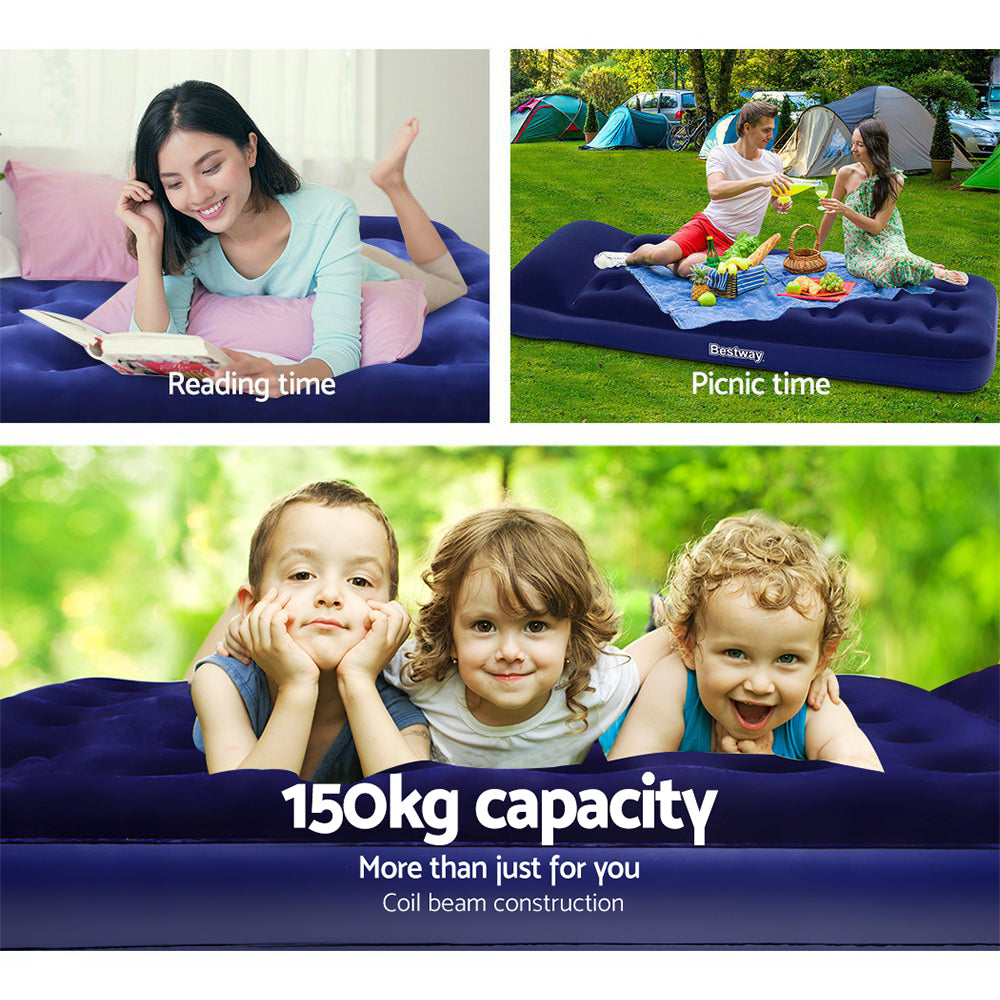 Andromeda Air Mattress, Single 185x76cm Navy