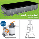 Lourinha Above Ground Steel Frame Pool, 732cm x 366cm x 132cm