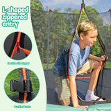 Yeppoon Round Trampoline with Enclosure and Ladder, 14ft