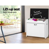 Artiss 3-Tier 15-Pair PU Leather Shoe Storage Bench — White or Walnut — Allure Home Collections