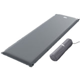 Pyramid grey taffeta self inflating single camping mattress