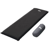Patricia black suede self inflating single camping mattress