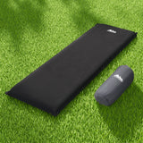 Patricia Self Inflating Mattress, Single 9.5cm, Black