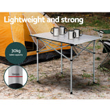 Tnorala Roll Up Folding Camp Table, 70cm
