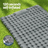 Paradise Self Inflating Mattress, Double with Pillow and Carry Bag