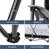 Trephina Double Folding Moon Chair, Two Seater 240kg