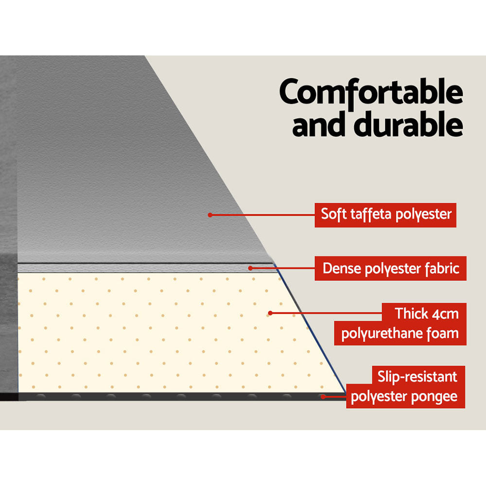 Dolomite Self Inflating Camping Mat, Single, Grey