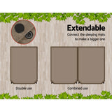 Yoho Self Inflating Camping Mattress, Double 10cm, Coffee