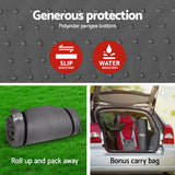 Yoho Self Inflating Camping Mattress, Double 10cm, Grey