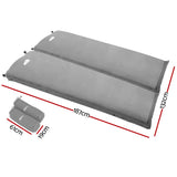 Golden Self Inflating Camping Mattress, Double 2pcs, Grey