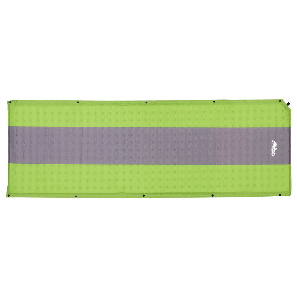 Wiwaxy Self Inflating Mattress, Single Green 195x65cm