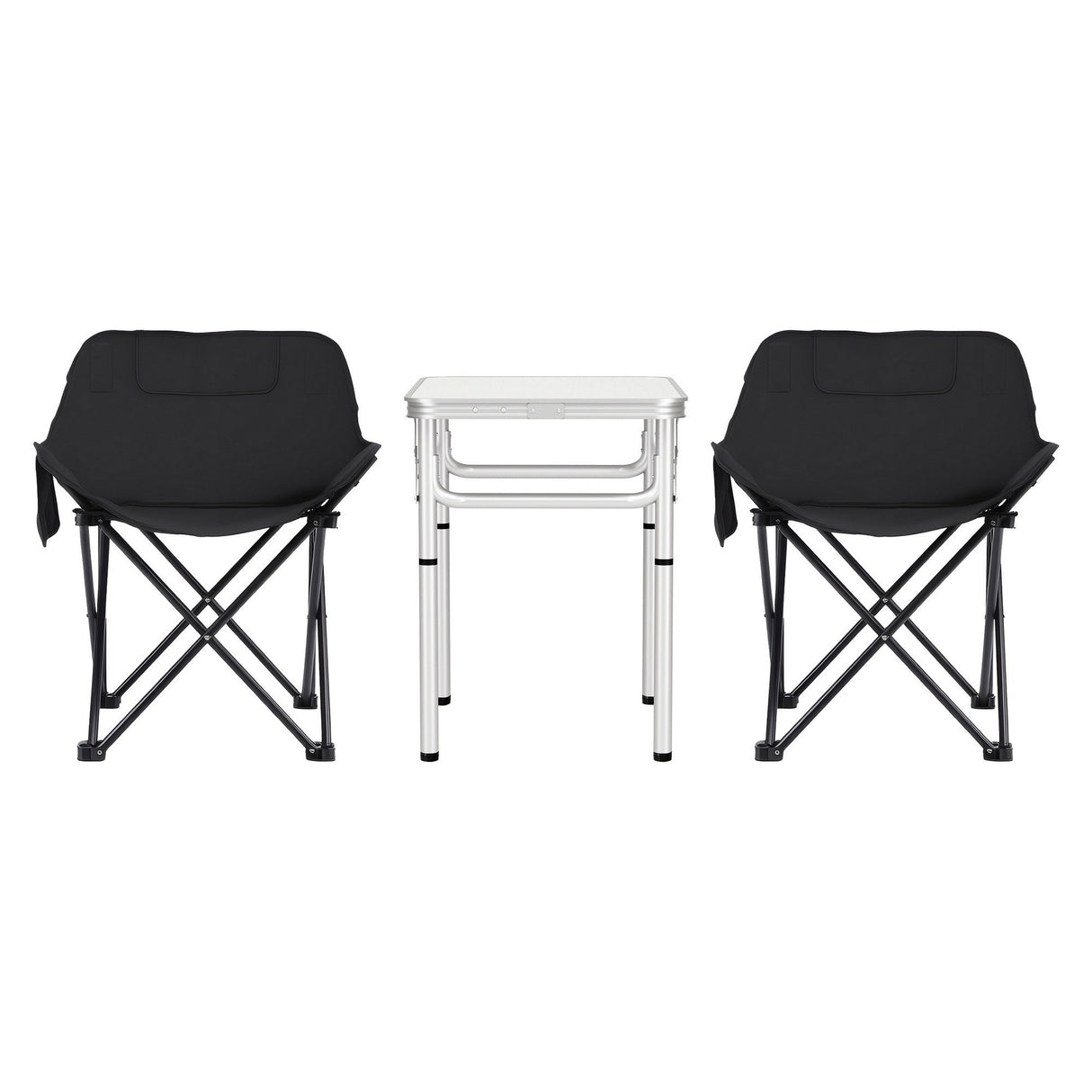 Hermannsburg Folding Camp Table and Chair Set 3pcs, Natural