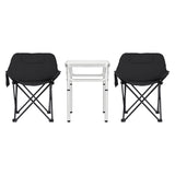 Hermannsburg Folding Camp Table and Chair Set 3pcs, Natural