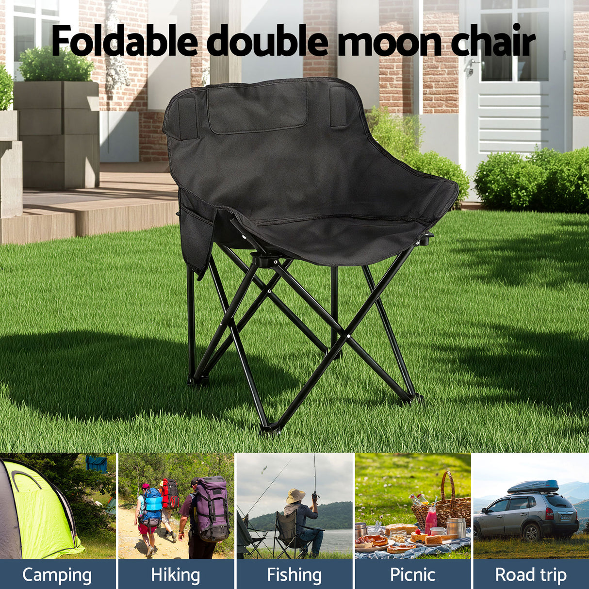 Chambers Folding Camp Table and Chair Set 7pcs