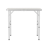 Kunoth Adjustable Folding Camp Table, 90cm