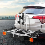 Harelbeke Towbar Bike Carrier Rack, 4 Bike, 60kg, Black and Silver