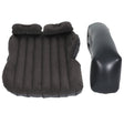 Compact black inflatable car mattress with footwell infill for smaller SUVs