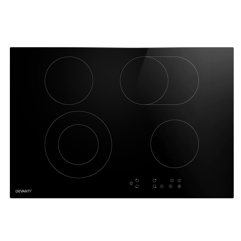Touch control panel with nine power levels and 99 minute timer
