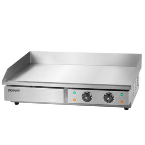Torndirrup commercial electric griddle 73cm with dual cooking zones for cafes and canteens