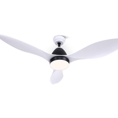Devanti 48-Inch DC Motor Ceiling Fan with LED Light and Remote — White — Allure Home Collections