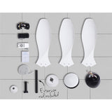 Devanti 48-Inch DC Motor Ceiling Fan with LED Light and Remote — White — Allure Home Collections