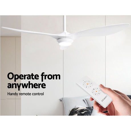 Remote control for the six speed white ceiling fan