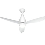 Devanti 52-Inch DC Motor Ceiling Fan with LED Light and Remote — White — Allure Home Collections