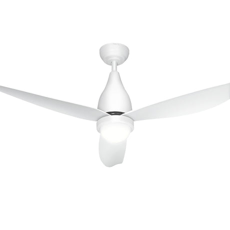 Devanti 52-Inch DC Motor Ceiling Fan with LED Light and Remote — White — Allure Home Collections