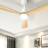 Ceiling fan LED light shown in three colour settings