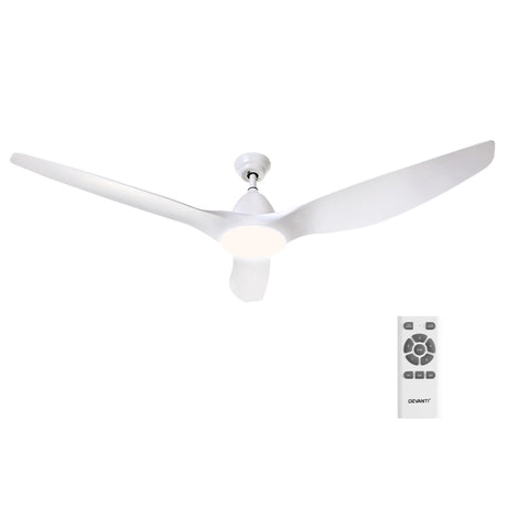 Dimension diagram of the 163 cm three blade ceiling fan