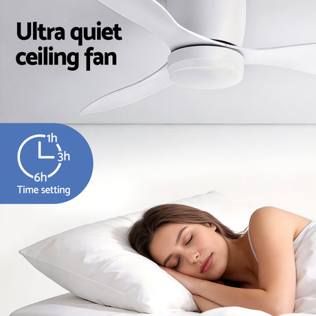 Extension rod and mounting hardware for the white ceiling fan